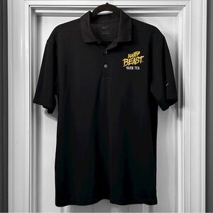Nike Dri-Fit Vertical Mesh Polo with Nasty Beast Hard Tea
